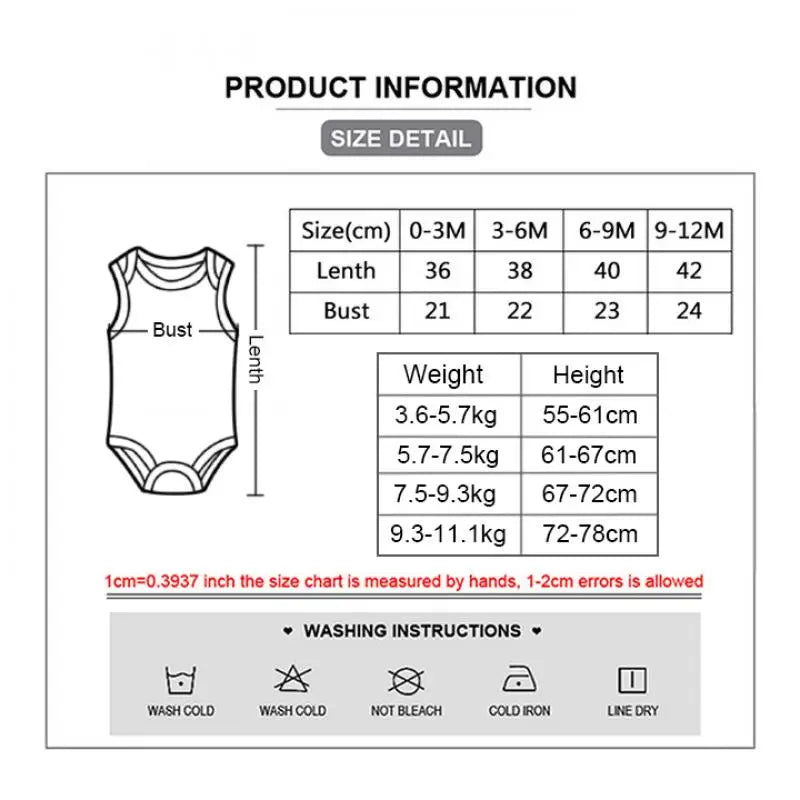 3PCS BabyBoy/Girl Onesies