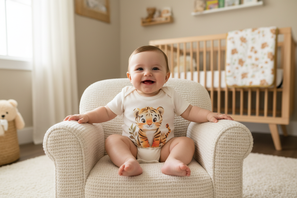 Baby Tiger Onesie Hero Image